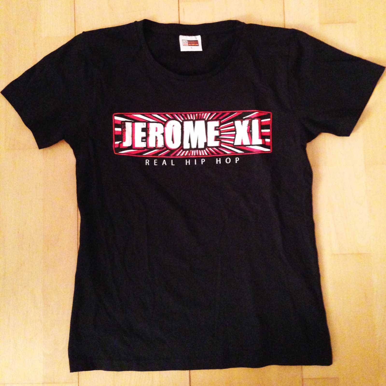 Jerome XL - Girly T-Shirt - Zwart